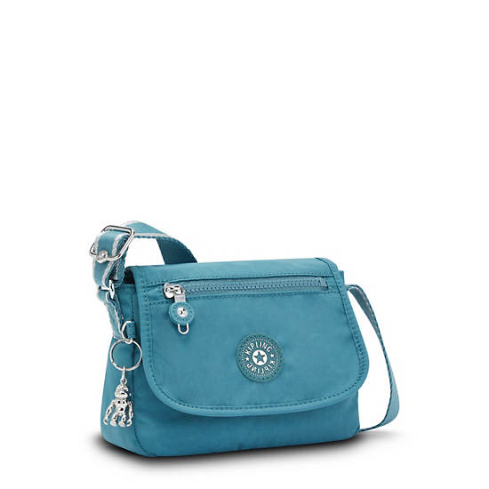 Bolsos Mini Kipling Sabian Crossbody Turquesa | MX 1342IL